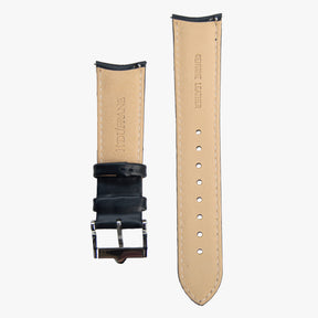 20mm Curved Leather Strap